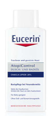 Eucerin AtopiControl DUSCH-&amp; BADEÖL, 400 Milliliter, A-Nr.: 4118098 - 01