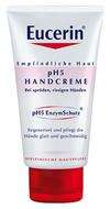 Sie sehen eine Packung Eucerin pH5 Handcreme, 75 Milliliter, Produktbild: 01 Eucerin pH5 Handcreme, 75 Milliliter, A-Nr.: 2152889 - 01