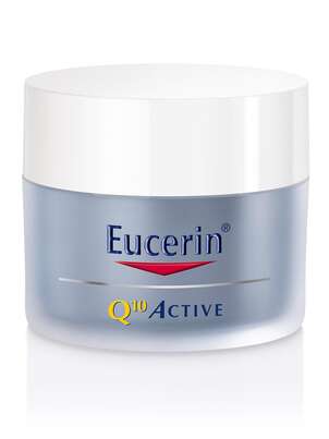 Sie sehen eine Packung Eucerin Q10 ACTIVE Nachtpflege, 50 Milliliter, Produktbild: 01 Eucerin Q10 ACTIVE Nachtpflege, 50 Milliliter, A-Nr.: 2403535 - 01
