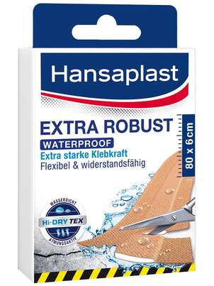 Hansaplast Extra Robust Waterproof 80cm x 6cm, 1 Stück, A-Nr.: 3938907 - 01