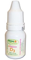Sie sehen eine Packung INNOVA MULSIN - Vitamin D3 Konzentrat, 10 Milliliter, Produktbild: 01 INNOVA MULSIN - Vitamin D3 Konzentrat, 10 Milliliter, A-Nr.: 4164572 - 01