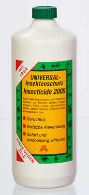 Sie sehen eine Packung Universal-Insektenschutz Insecticide 2000, 1000 Milliliter, Produktbild: 01 Universal-Insektenschutz Insecticide 2000, 1000 Milliliter, A-Nr.: 1871518 - 01