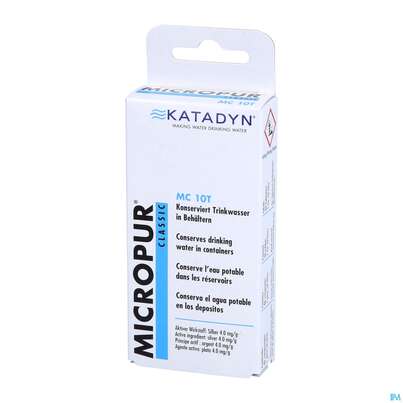 Sie sehen eine Packung Micropur Mc10t Tabl 40st, Produktbild: 02 Micropur Mc10t Tabl 40st, A-Nr.: 2528834 - 02