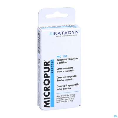 Sie sehen eine Packung Micropur Mc10t Tabl 40st, Produktbild: 03 Micropur Mc10t Tabl 40st, A-Nr.: 2528834 - 03