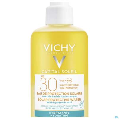 Sie sehen eine Packung Vichy idéal soleil Sonnenspray mit Hyaluron LSF 30, 200 Milliliter, Produktbild: 03 Vichy idéal soleil Sonnenspray mit Hyaluron LSF 30, 200 Milliliter, A-Nr.: 4802618 - 03