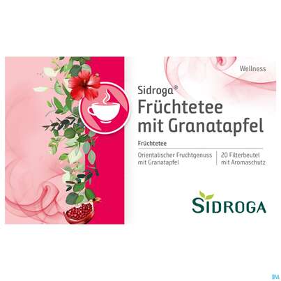 Sidroga Früchtetee mit Granatapfel, 20 Stück, A-Nr.: 4268969 - 02