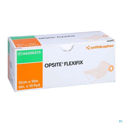 Sie sehen eine Packung Opsite Flexifix 10mx 15cm Rolle 1st, Produktbild: 03 Opsite Flexifix 10mx 15cm Rolle 1st, A-Nr.: 2052426 - 03