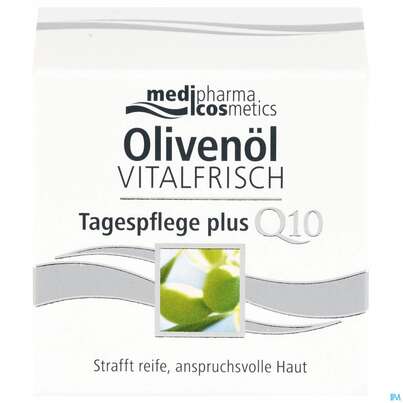 Sie sehen eine Packung Oliven Öl Vitalfrisch Tagespflege, 50 Milliliter, Produktbild: 01 Oliven Öl Vitalfrisch Tagespflege, 50 Milliliter, A-Nr.: 3090699 - 01
