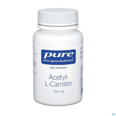 Sie sehen eine Packung Pure Encapsultions Acetyl-L-Carnitin, 60 Stück, Produktbild: 02 Pure Encapsultions Acetyl-L-Carnitin, 60 Stück, A-Nr.: 2785152 - 02