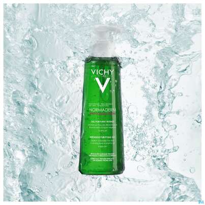 Sie sehen eine Packung Vichy Normaderm Phytosolution Intensives Reinigungsgel, 400 Milliliter, Produktbild: 08 Vichy Normaderm Phytosolution Intensives Reinigungsgel, 400 Milliliter, A-Nr.: 5060567 - 08