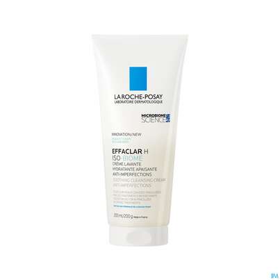 Sie sehen eine Packung La Roche-Posay Effaclar H Iso-Biome Beruhigende Reinigungscreme, 200 Milliliter, Produktbild: 03 La Roche-Posay Effaclar H Iso-Biome Beruhigende Reinigungscreme, 200 Milliliter, A-Nr.: 5593849 - 03