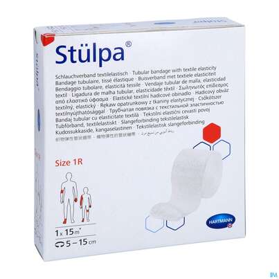 Sie sehen eine Packung Schlauchverband Stuelpa-fertigverband Rollen Gr 1r 2,5cm 15m, Produktbild: 03 Schlauchverband Stuelpa-fertigverband Rollen Gr 1r 2,5cm 15m, A-Nr.: 0823836 - 03