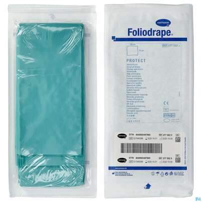 Sie sehen eine Packung Abdecktuecher Foliodrape 75x 90cm 35st, Produktbild: 01 Abdecktuecher Foliodrape 75x 90cm 35st, A-Nr.: 2367992 - 01