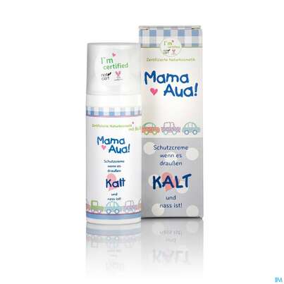 Sie sehen eine Packung MAMA-AUA CR KAELTESCHUTZ NAT, 50 Milliliter, Produktbild: 01 MAMA-AUA CR KAELTESCHUTZ NAT, 50 Milliliter, A-Nr.: 3878499 - 01