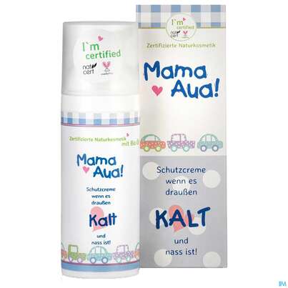 Sie sehen eine Packung MAMA-AUA CR KAELTESCHUTZ NAT, 50 Milliliter, Produktbild: 02 MAMA-AUA CR KAELTESCHUTZ NAT, 50 Milliliter, A-Nr.: 3878499 - 02