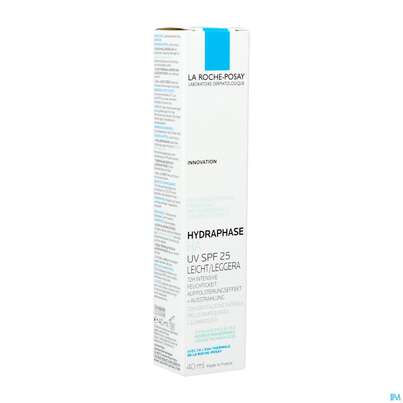 Sie sehen eine Packung La Roche Posay Hydraphase/ha Feuchtigkeitscreme Uv Leicht 40ml, Produktbild: 08 La Roche Posay Hydraphase/ha Feuchtigkeitscreme Uv Leicht 40ml, A-Nr.: 5716016 - 08