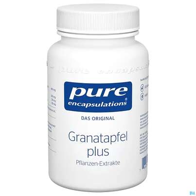 Sie sehen eine Packung Pure Encapsulations Granatapfel plus , 60 Stück, Produktbild: 01 Pure Encapsulations Granatapfel plus , 60 Stück, A-Nr.: 3741470 - 01