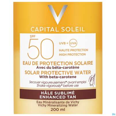 Sie sehen eine Packung VICHY CS BETA CAROTIN LSF50, 200 Milliliter, Produktbild: 04 VICHY CS BETA CAROTIN LSF50, 200 Milliliter, A-Nr.: 5232264 - 04
