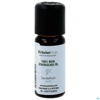 Sie sehen eine Packung Aetherische Oele 100% Rein Naturrein Wohnraumduft Sandelholz (amyris) 10ml, Produktbild: 01 Aetherische Oele 100% Rein Naturrein Wohnraumduft Sandelholz (amyris) 10ml, A-Nr.: 4732154 - 01