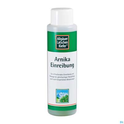 Sie sehen eine Packung Allgäuer Latschenkiefer Arnika Einreibung 500ml, Produktbild: 02 Allgäuer Latschenkiefer Arnika Einreibung 500ml, A-Nr.: 3010795 - 02