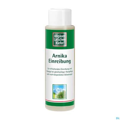 Sie sehen eine Packung Allgäuer Latschenkiefer Arnika Vital Fluid 500ml, Produktbild: 01 Allgäuer Latschenkiefer Arnika Vital Fluid 500ml, A-Nr.: 1436490 - 01