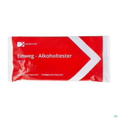 Sie sehen eine Packung Diagnostika U.zubehoer Alkoholtest Screen Atem 1st, Produktbild: 02 Diagnostika U.zubehoer Alkoholtest Screen Atem 1st, A-Nr.: 3951523 - 02