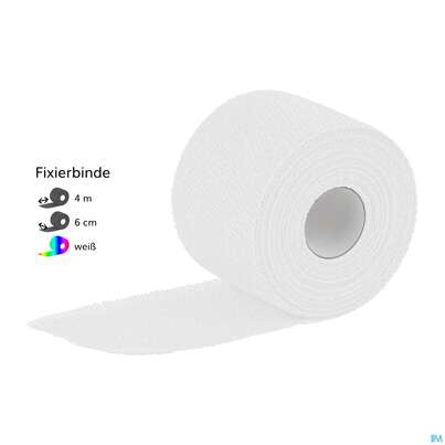 Sie sehen eine Packung Fixierbinden Elastische Binden Unterzugbinde/gazofix Hautfarbe 4mx 6cm 1st, Produktbild: 01 Fixierbinden Elastische Binden Unterzugbinde/gazofix Hautfarbe 4mx 6cm 1st, A-Nr.: 0523229 - 01