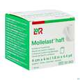 Sie sehen eine Packung Fixierbinden Mollelast Haft Weiss 4mx 4cm 1st, Produktbild: 02 Fixierbinden Mollelast Haft Weiss 4mx 4cm 1st, A-Nr.: 1767637 - 02