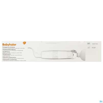 Sie sehen eine Packung Inhalatoren U.zubehoer Babyhaler Inhalationshilfe Kinder 1-6jahr Stand. 1st, Produktbild: 01 Inhalatoren U.zubehoer Babyhaler Inhalationshilfe Kinder 1-6jahr Stand. 1st, A-Nr.: 1874787 - 01