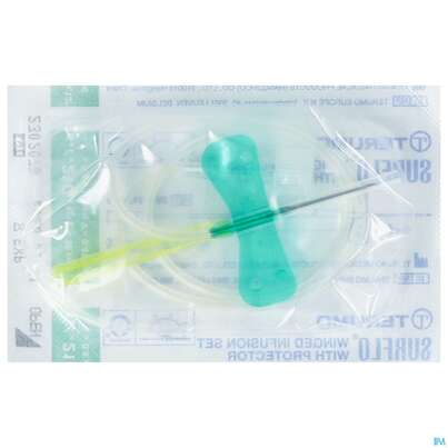 Sie sehen eine Packung Injektionsspritzen U.zubeh. Butterfly/safety Perfusionsbesteck Surshield Surflo 21g 0,8x 1st, Produktbild: 04 Injektionsspritzen U.zubeh. Butterfly/safety Perfusionsbesteck Surshield Surflo 21g 0,8x 1st, A-Nr.: 4172689 - 04