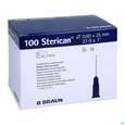 Sie sehen eine Packung Injektionsspritzen U.zubeh. Einmalkanuelen Sterican Standard Gr16 G23x1 0,6x 25mm 46576 100st, Produktbild: 02 Injektionsspritzen U.zubeh. Einmalkanuelen Sterican Standard Gr16 G23x1 0,6x 25mm 46576 100st, A-Nr.: 2692516 - 02