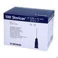 Sie sehen eine Packung Injektionsspritzen U.zubeh. Einmalkanuelen Sterican Standard Gr16 G23x1 0,6x 25mm 46576 100st, Produktbild: 03 Injektionsspritzen U.zubeh. Einmalkanuelen Sterican Standard Gr16 G23x1 0,6x 25mm 46576 100st, A-Nr.: 2692516 - 03