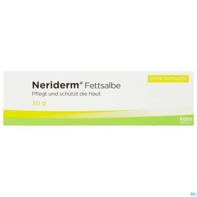 Sie sehen eine Packung NERIDERM FSLB TB, 30 Gramm, Produktbild: 01 NERIDERM FSLB TB, 30 Gramm, A-Nr.: 0558699 - 01