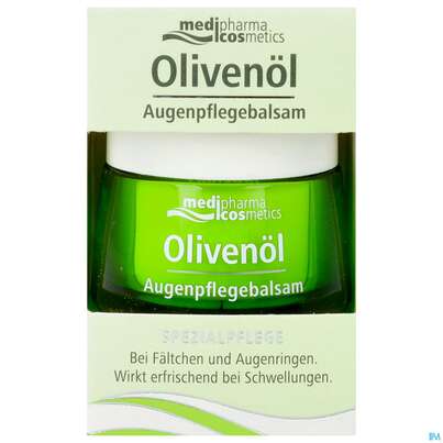Sie sehen eine Packung Oliven Oel Dr.theiss Augenpflegebalsam 15ml, Produktbild: 02 Oliven Oel Dr.theiss Augenpflegebalsam 15ml, A-Nr.: 3698277 - 02