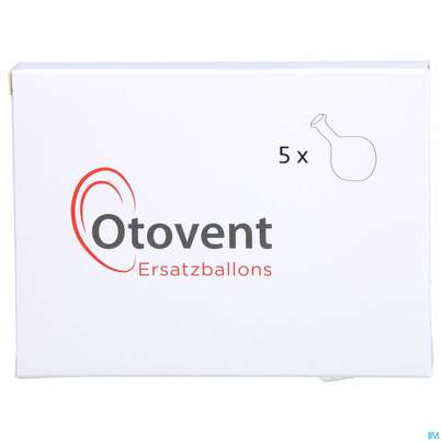 Sie sehen eine Packung Otovent System Ersatzballon 5st, Produktbild: 01 Otovent System Ersatzballon 5st, A-Nr.: 3435017 - 01