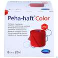 Sie sehen eine Packung Peha-haft Color Latexfrei Red 20mx 8cm 1st, Produktbild: 01 Peha-haft Color Latexfrei Red 20mx 8cm 1st, A-Nr.: 3879808 - 01