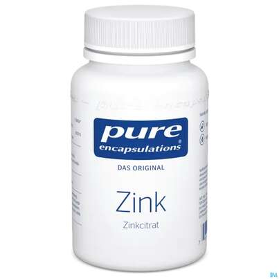 Sie sehen eine Packung Pure Encapsulations Zink, 180 Stück, Produktbild: 02 Pure Encapsulations Zink, 180 Stück, A-Nr.: 3408078 - 02
