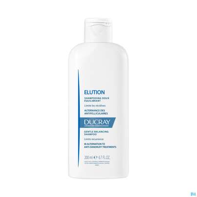 Sie sehen eine Packung Shampoon Ducray Elution Neu 200ml, Produktbild: 03 Shampoon Ducray Elution Neu 200ml, A-Nr.: 5746000 - 03