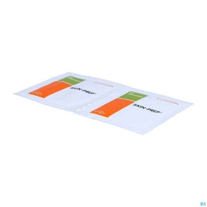 Sie sehen eine Packung Skin Prep Hautschutztuecher F Verbaende 50st, Produktbild: 08 Skin Prep Hautschutztuecher F Verbaende 50st, A-Nr.: 3068116 - 08
