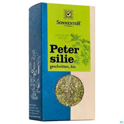 Sie sehen eine Packung Sonnentor© Petersilie geschnitten , 15 Gramm, Produktbild: 02 Sonnentor© Petersilie geschnitten , 15 Gramm, A-Nr.: 3740358 - 02