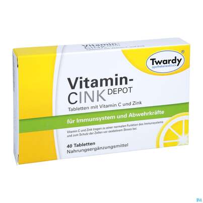 Sie sehen eine Packung Vitamin Cink Depot Tabl -twardy 40st, Produktbild: 03 Vitamin Cink Depot Tabl -twardy 40st, A-Nr.: 2417218 - 03