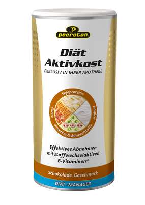 Sie sehen eine Packung Peeroton Diät Aktivkost Schokolade, 1 Stück, Produktbild: 01 Peeroton Diät Aktivkost Schokolade, 1 Stück, A-Nr.: 4550915 - 01