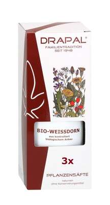 DRAPAL® Weißdorn bio Pflanzensaft, 600 Milliliter, A-Nr.: 0772346 - 01