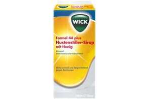 WICK Formel 44 Hustenstiller-Sirup mit Honig, 180 Milliliter, A-Nr.: 3514952 - 01