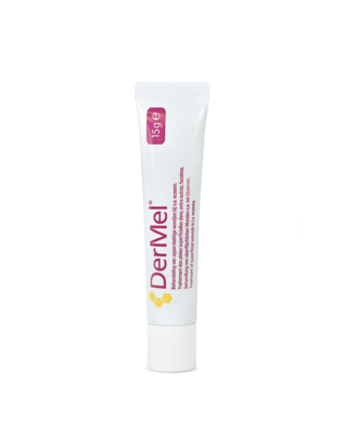 Sie sehen eine Packung § DerMel Wundsalbe Honigwundsalbe, Produktbild: 02 § DerMel Wundsalbe Honigwundsalbe, A-Nr.: 3813206 - 02