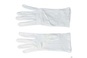 Zwirnhandschuhe Mpoe Weiss Gr 15 2st, A-Nr.: 3587454 - 01