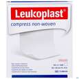 Sie sehen eine Packung Vlieskompressen Leukopl Compress Steril 10x10cm 50x2 100st, Produktbild: 01 Vlieskompressen Leukopl Compress Steril 10x10cm 50x2 100st, A-Nr.: 2996280 - 01