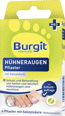 Burgit Hühneraugen Pflaster 6 Stk., 6 Stück, A-Nr.: 5005574 - 02