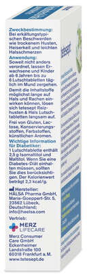 Sie sehen eine Packung tetesept Husten & Hals 3 Phasen Lutschtabletten, 20 Stück, Produktbild: 04 tetesept Husten & Hals 3 Phasen Lutschtabletten, 20 Stück, A-Nr.: 4137799 - 04