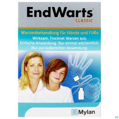 Sie sehen eine Packung EndWarts Classic Lsg geg. Warzen 5ml, 5 Milliliter, Produktbild: 01 EndWarts Classic Lsg geg. Warzen 5ml, 5 Milliliter, A-Nr.: 4065166 - 01